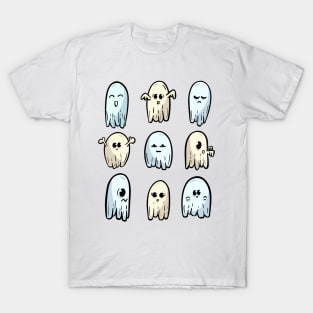 Cute Hallowen Ghosts T-Shirt